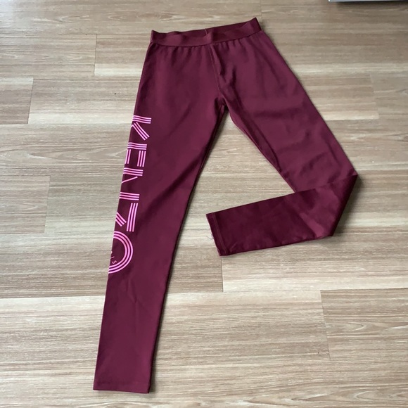 COPY - Kenzo Paris burgundy size small yoga pants leggings - Picture 8 of 11